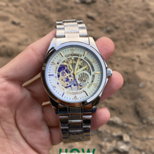 Rolex Silver Automatic Men’s Watch – Premium Edition