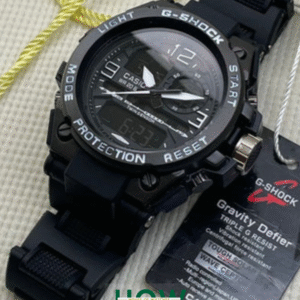 Casio G-Shock Military Grade Chain Watch – Rugged Premium Edition-Black