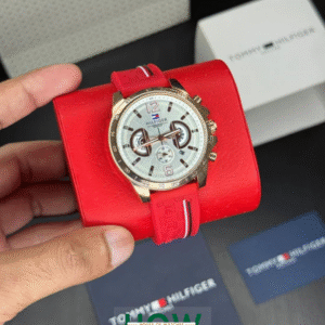 Tommy Hilfiger Men’s Watch – Premium Edition-Red