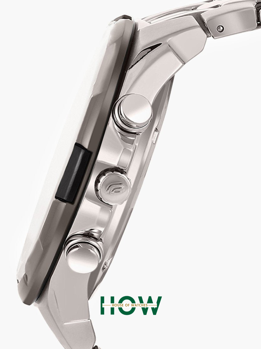 Casio Edifice EFR-539 Chronograph Watch Silver & Black – Luxury 1:1 Quality - Image 4