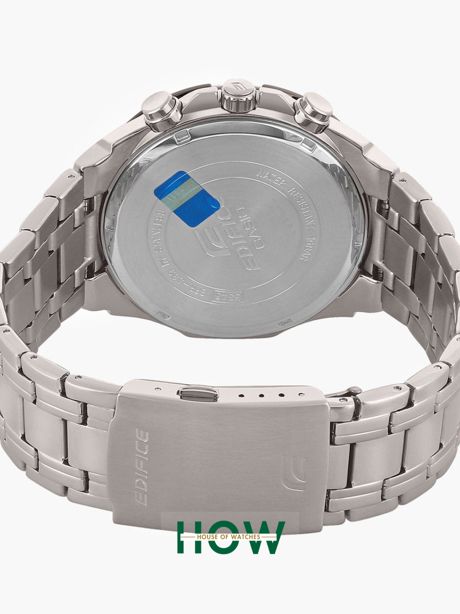 Casio Edifice EFR-539 Chronograph Watch Silver & Black – Luxury 1:1 Quality - Image 5
