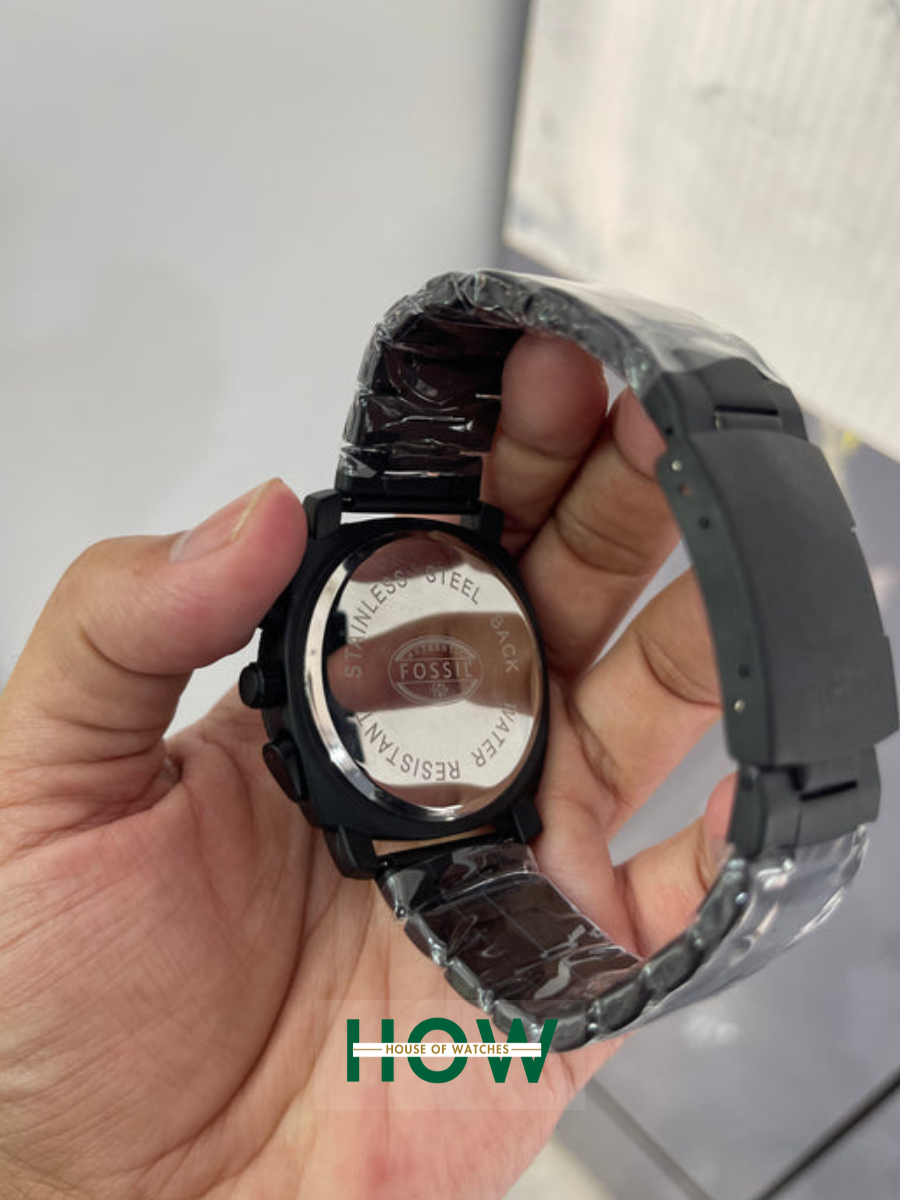 Fossil Black Chronograph Wristwatch – Sleek Stylish Premium Edition - Image 4