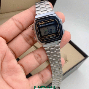 Casio Vintage A168 Unisex Digital Watch – Premium 1:1 Quality Online-Silver