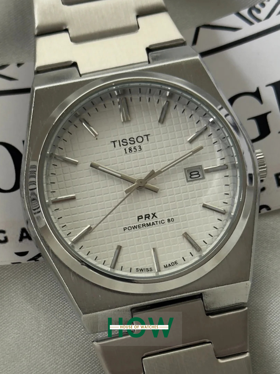 White And Silver Stainless Steel Strapes Date Dial Watch For Men - Image 2