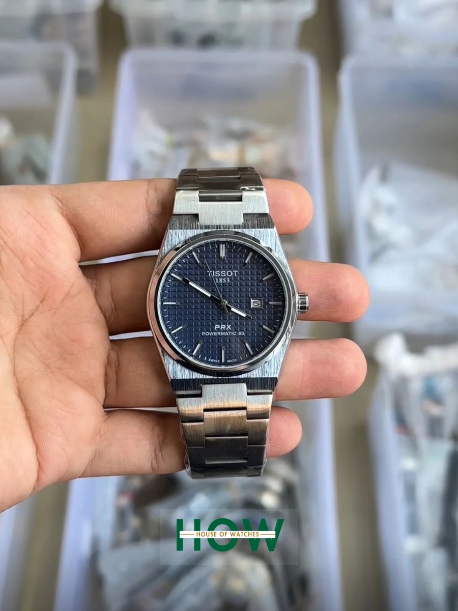 Blue Dial Silver Colour Tissot Watch For Men